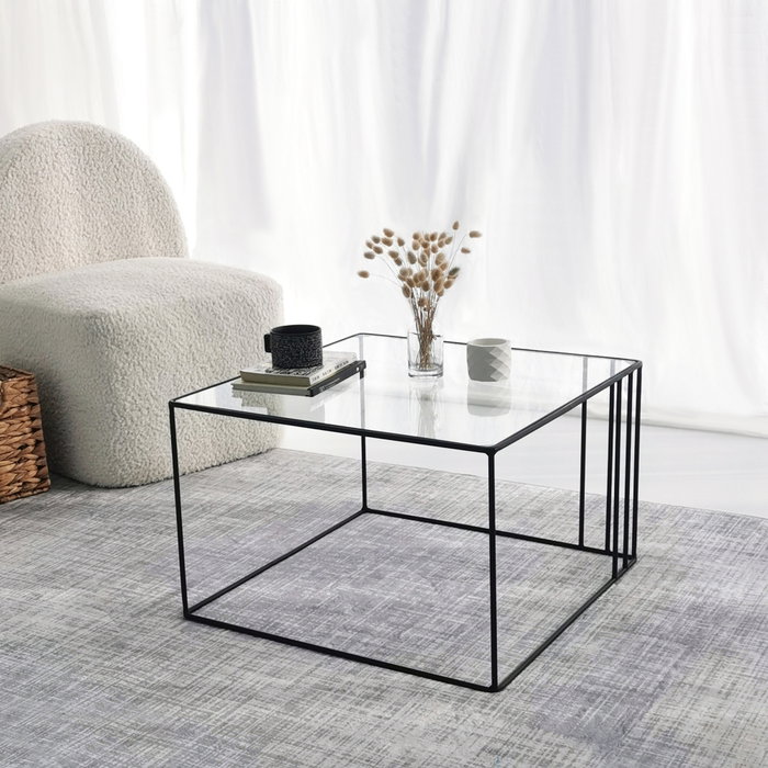 Hanah Home Mesa de Centro Outline - Negro Hanah Home Mesa de Centro Outline - Negro
